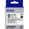 Картридж Epson LK-3TBN, Clear, прозрачный/черный, 9/9, (C53S653004) для LabelWorks