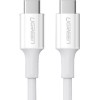 Кабель Ugreen US300 60551 USB Type-C - USB Type-C (1 м, белый)