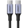 Кабель Ugreen US316 70429 USB Type-C - USB Type-C (2 м, черный)