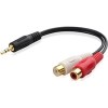 Адаптер USBTOP 2 RCA – jack 3.5mm 0.3 м